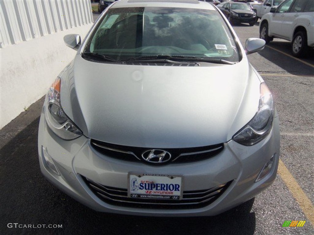 2013 Elantra Limited - Silver / Gray photo #2