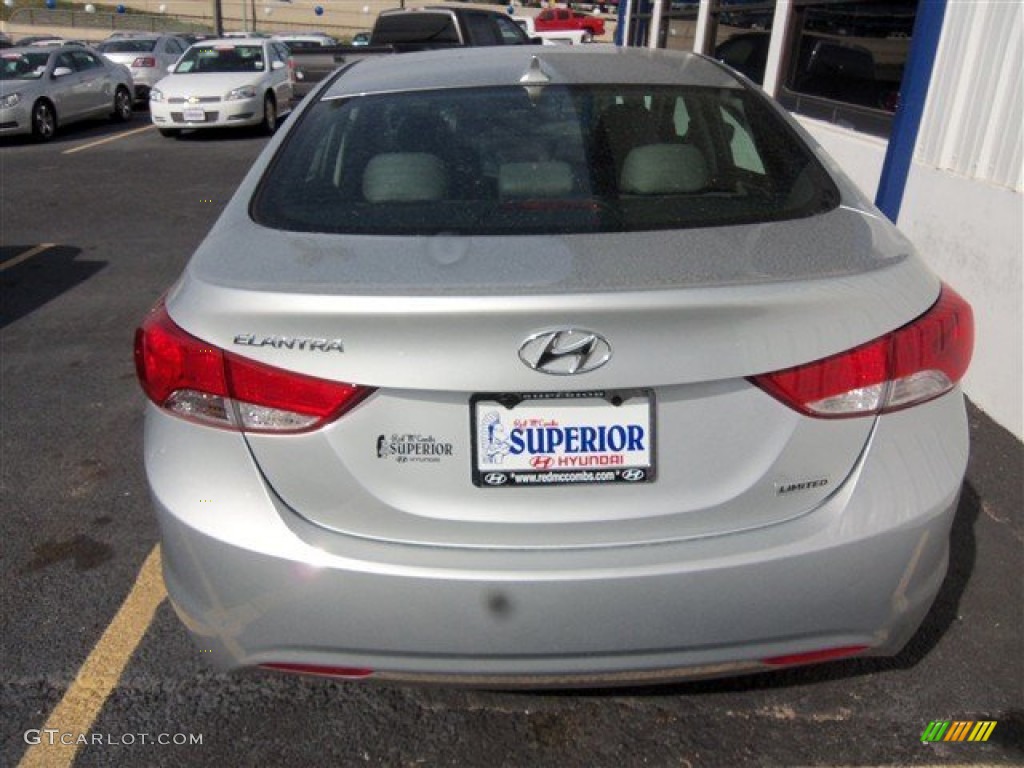 2013 Elantra Limited - Silver / Gray photo #8