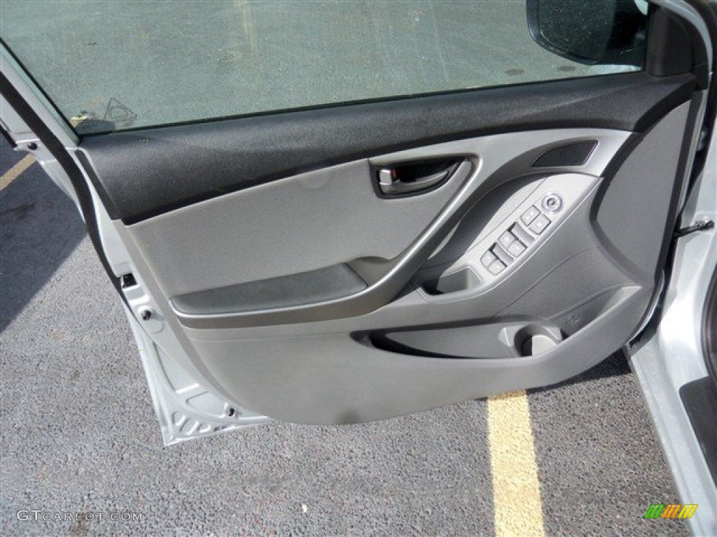 2013 Elantra Limited - Silver / Gray photo #10