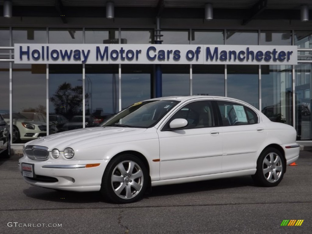 White Onyx Jaguar X-Type