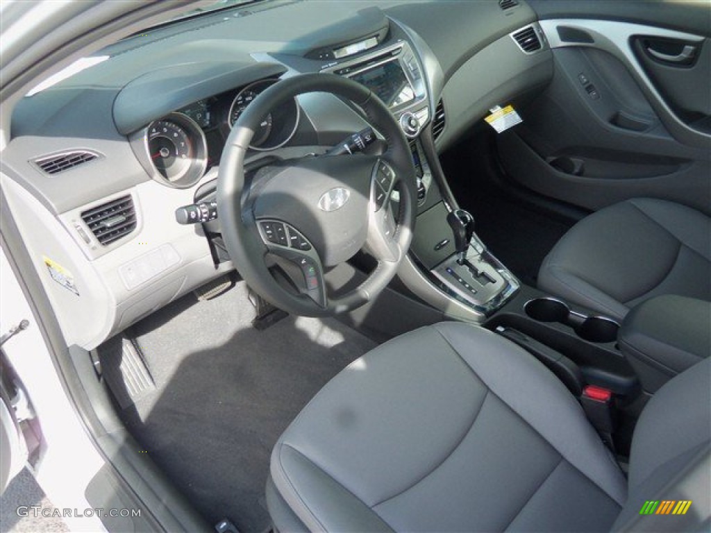 2013 Elantra Limited - Silver / Gray photo #11