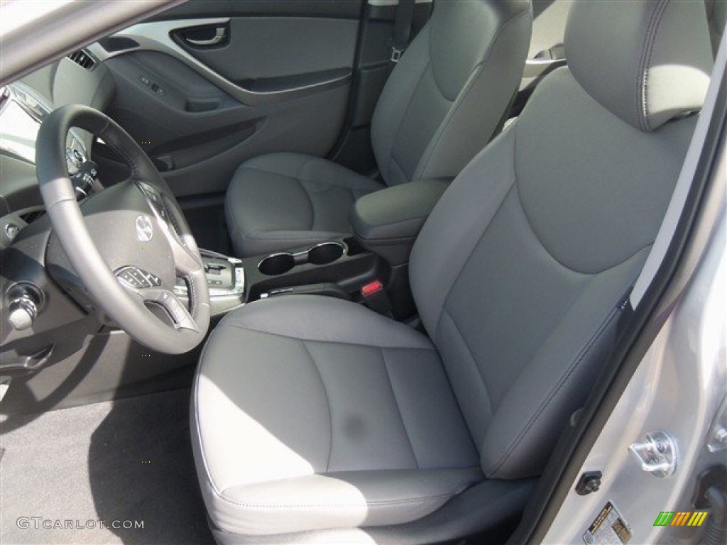 2013 Elantra Limited - Silver / Gray photo #12