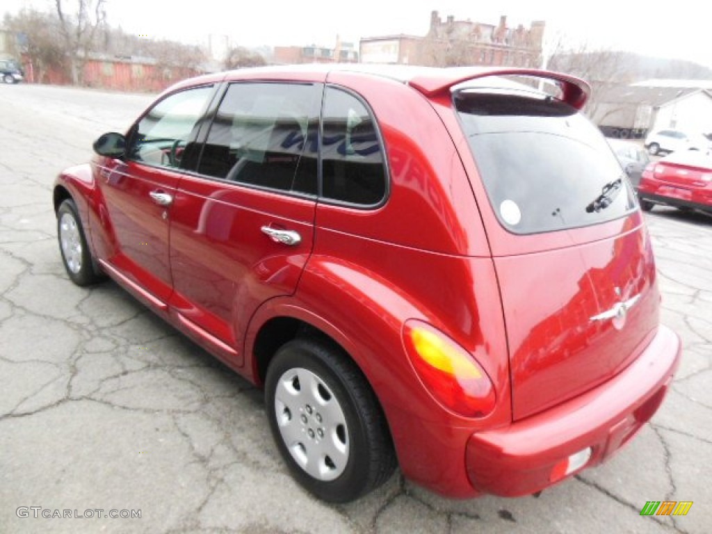 Inferno Red Pearlcoat 2004 Chrysler PT Cruiser Standard PT Cruiser Model Exterior Photo #77255015