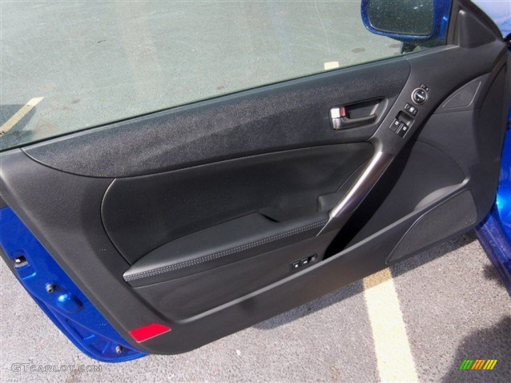 2013 Genesis Coupe 3.8 Track - Shoreline Drive Blue / Black Leather photo #9