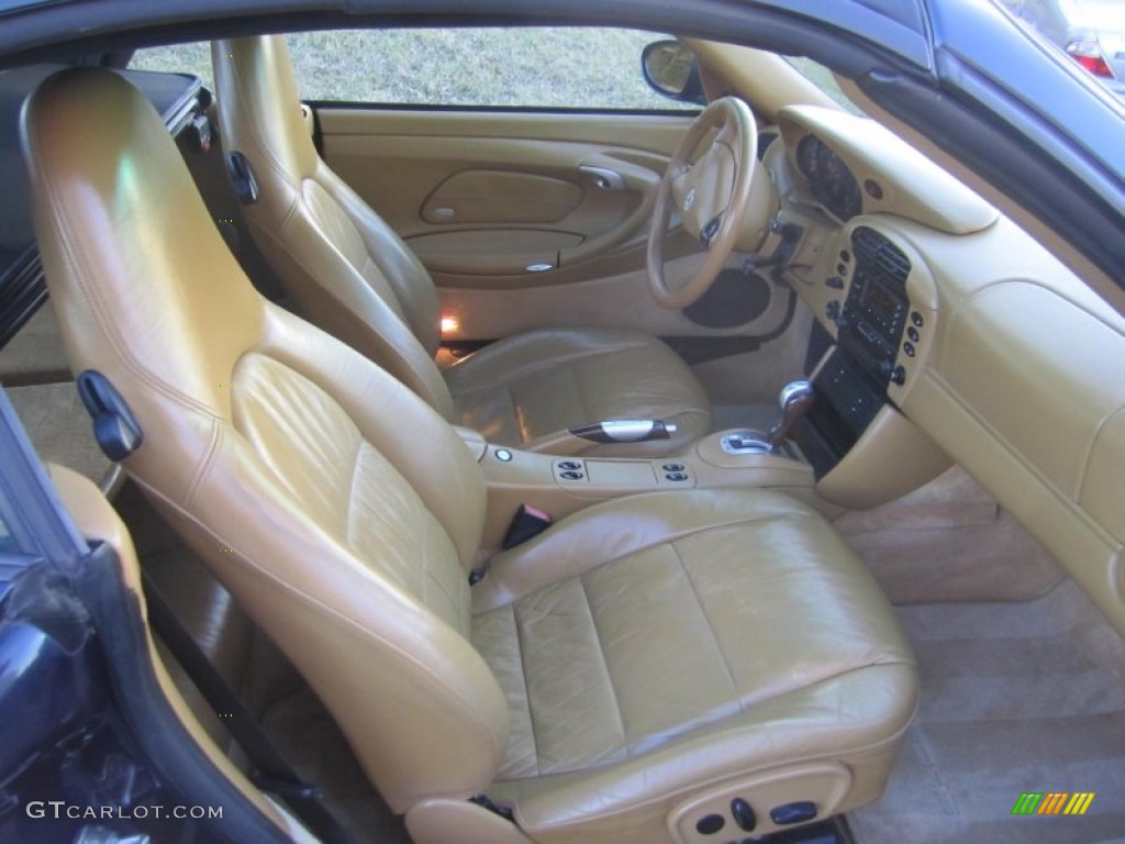 2000 911 Carrera Cabriolet - Ocean Blue Metallic / Savanna Beige photo #6