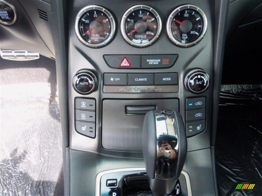 2013 Genesis Coupe 3.8 Track - Shoreline Drive Blue / Black Leather photo #18