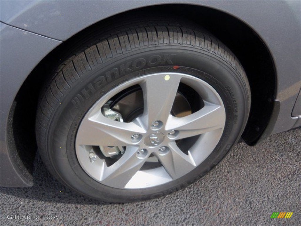 2013 Elantra GLS - Titanium Gray Metallic / Gray photo #3