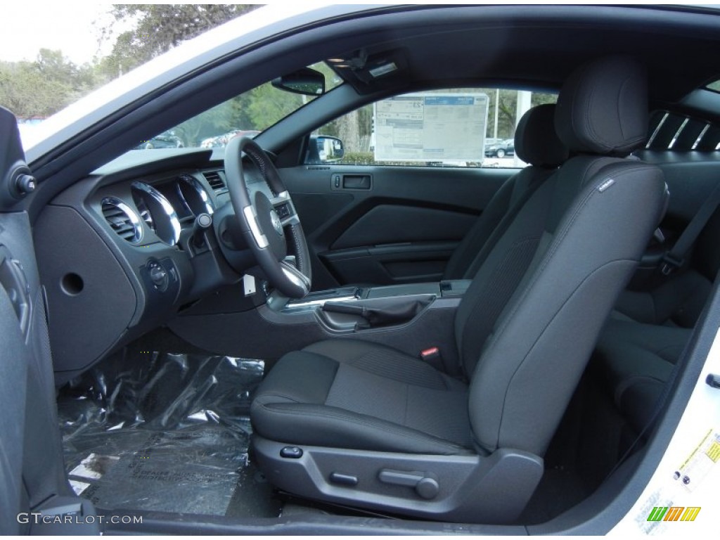 Charcoal Black Interior 2014 Ford Mustang V6 Coupe Photo #77256361