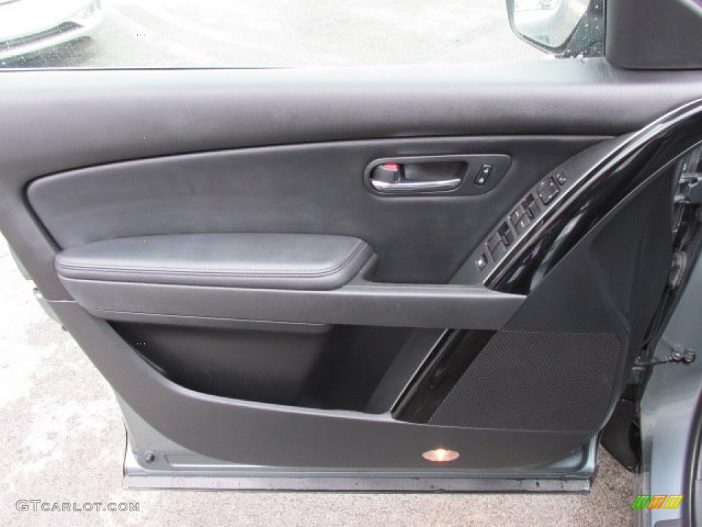 2011 Mazda CX-9 Touring AWD Black Door Panel Photo #77256389