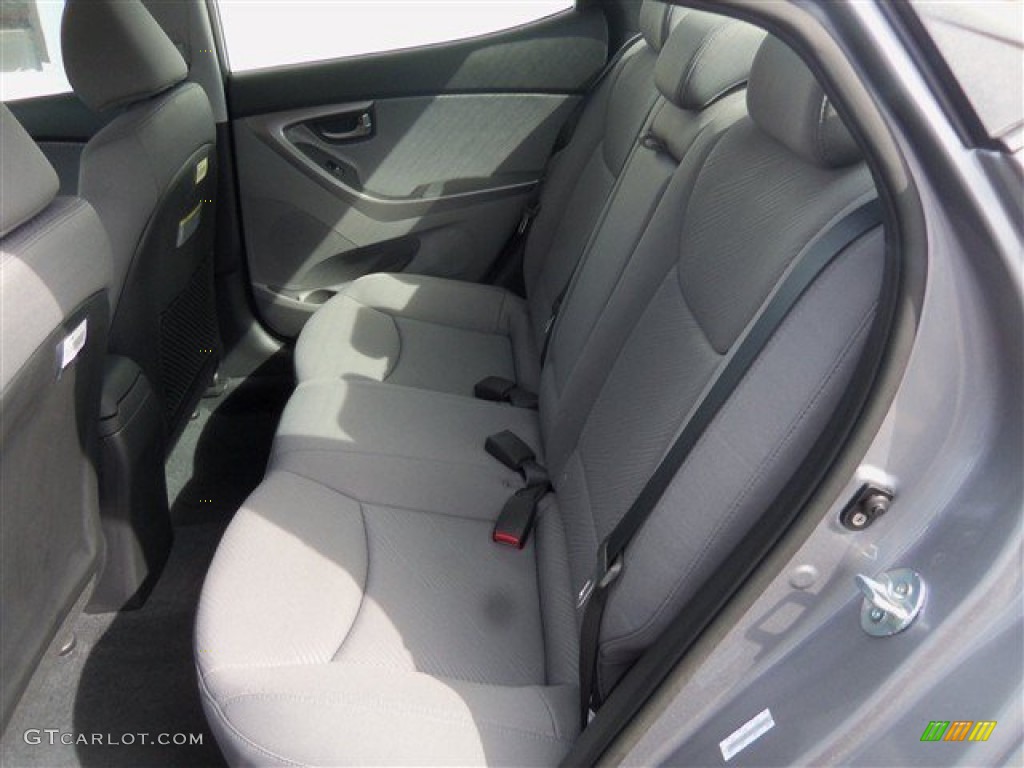 2013 Elantra GLS - Titanium Gray Metallic / Gray photo #11