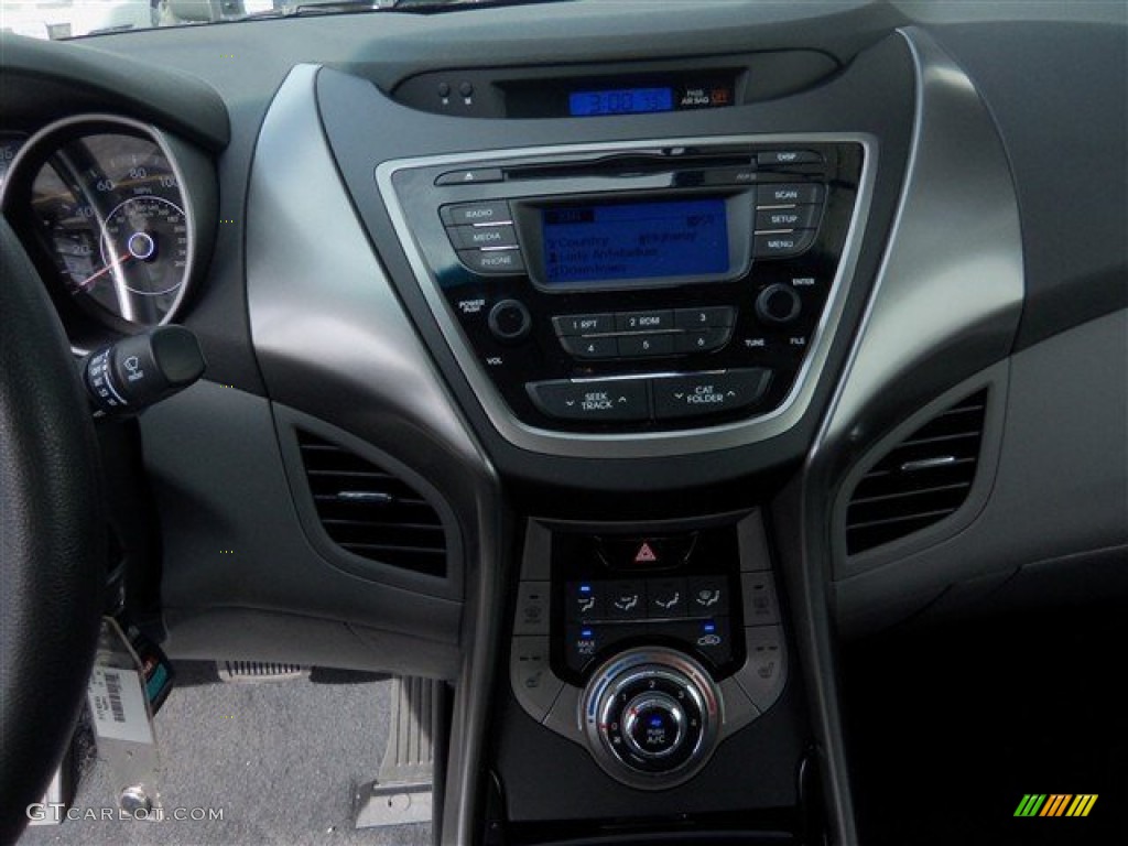 2013 Elantra GLS - Titanium Gray Metallic / Gray photo #13