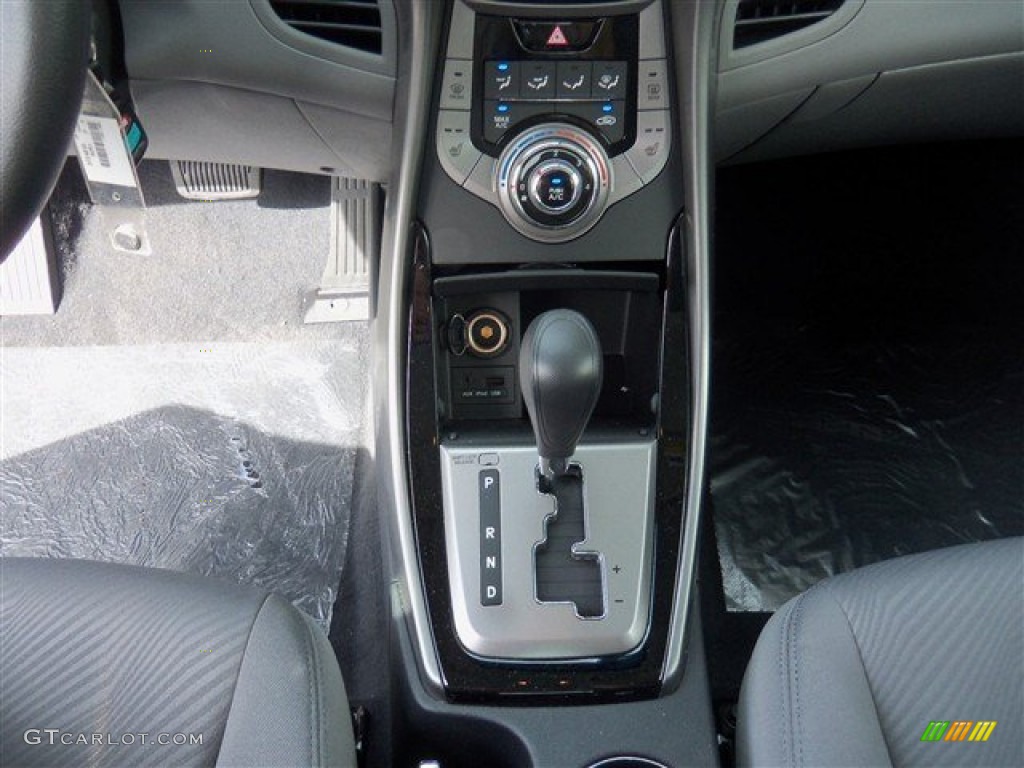 2013 Elantra GLS - Titanium Gray Metallic / Gray photo #14