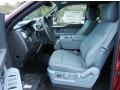 Steel Gray Front Seat Photo for 2013 Ford F150 #77256596