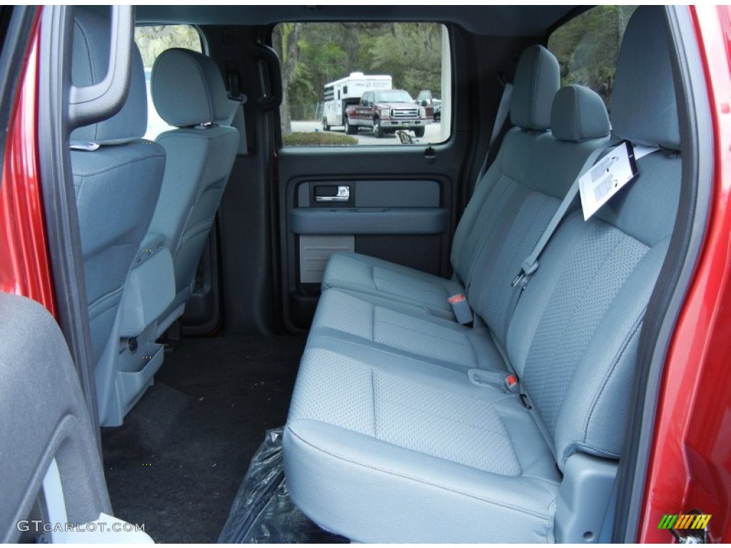 2013 Ford F150 XLT SuperCrew 4x4 Rear Seat Photo #77256618