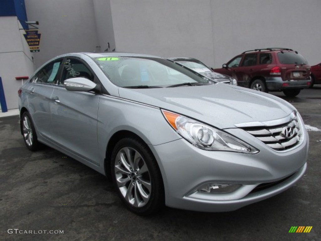 Radiant Silver 2011 Hyundai Sonata Limited 2.0T Exterior Photo #77256633