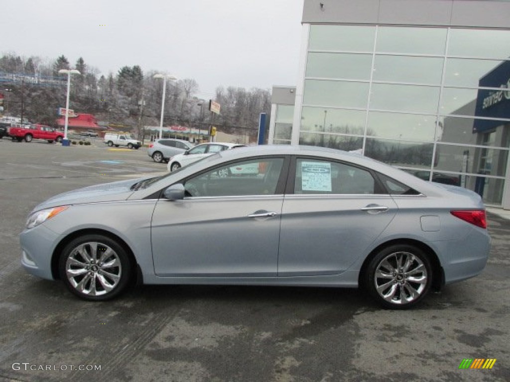 Iridescent Silver Blue Metallic 2011 Hyundai Sonata SE Exterior Photo #77257019