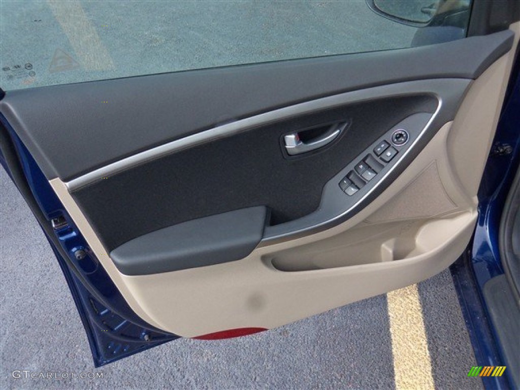 2013 Hyundai Elantra GT Beige Door Panel Photo #77257373