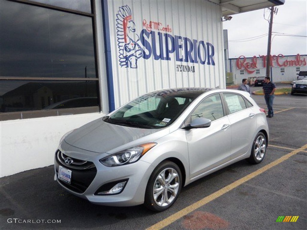 2013 Elantra GT - Silver / Blue photo #1