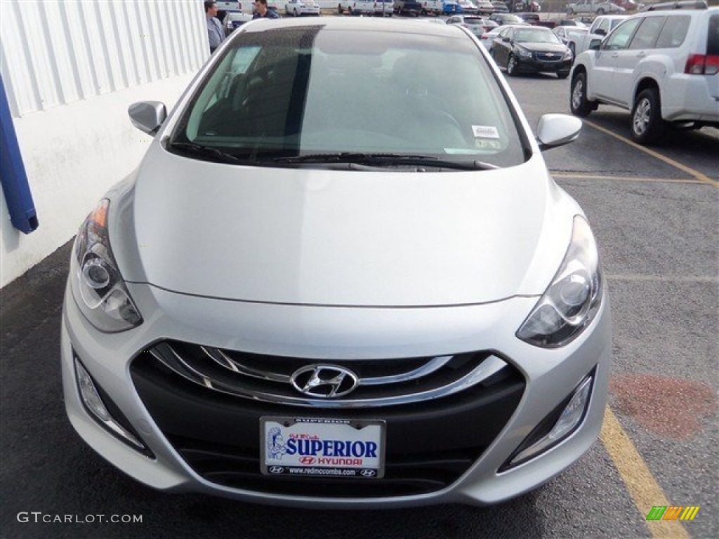 2013 Elantra GT - Silver / Blue photo #2