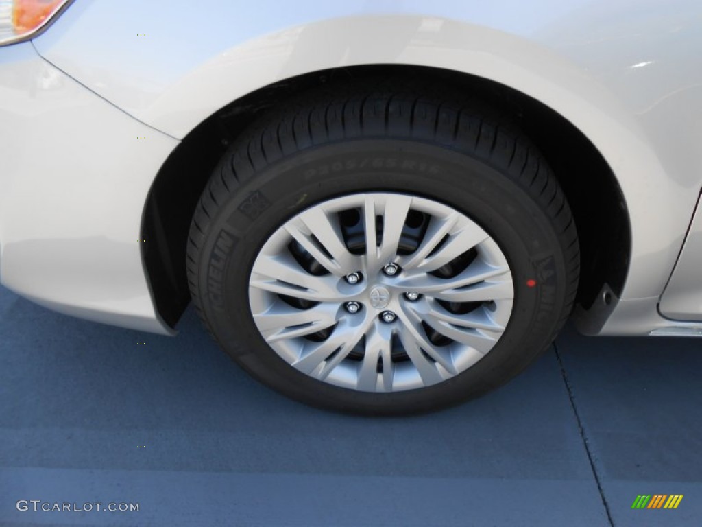 2013 Camry LE - Classic Silver Metallic / Ash photo #14