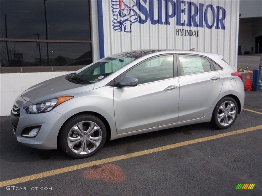 2013 Elantra GT - Silver / Blue photo #6
