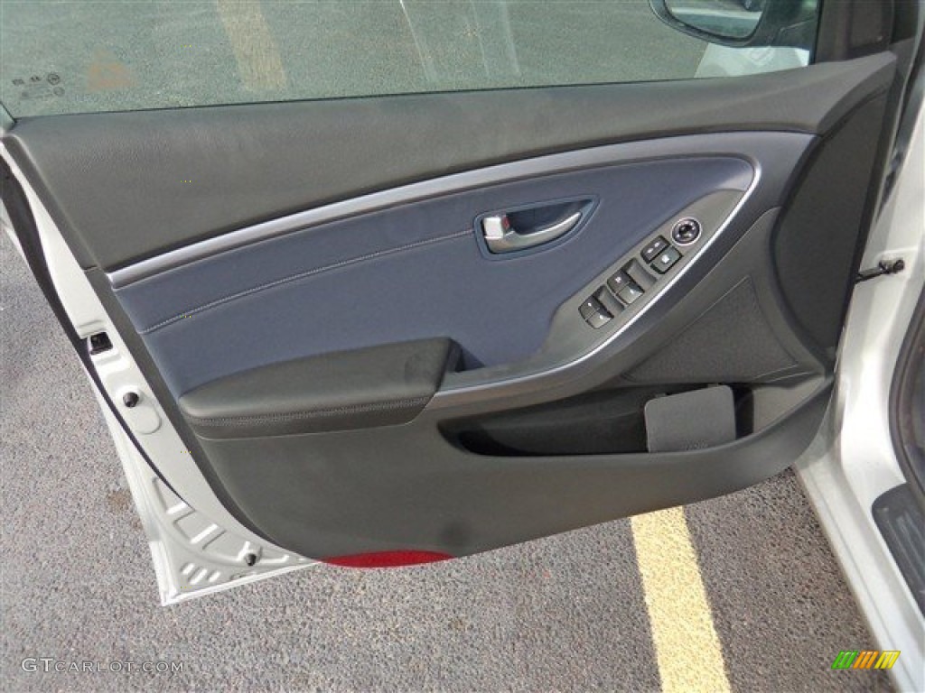 2013 Elantra GT - Silver / Blue photo #10