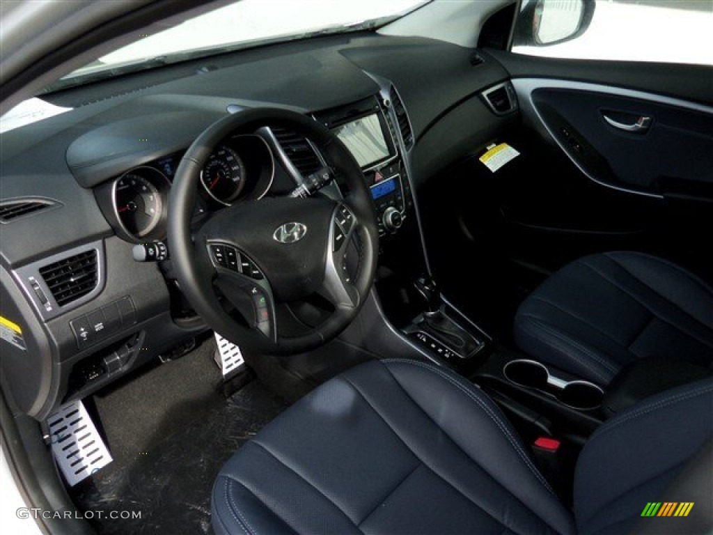 2013 Elantra GT - Silver / Blue photo #11