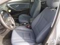 2013 Hyundai Elantra Blue Interior Front Seat Photo