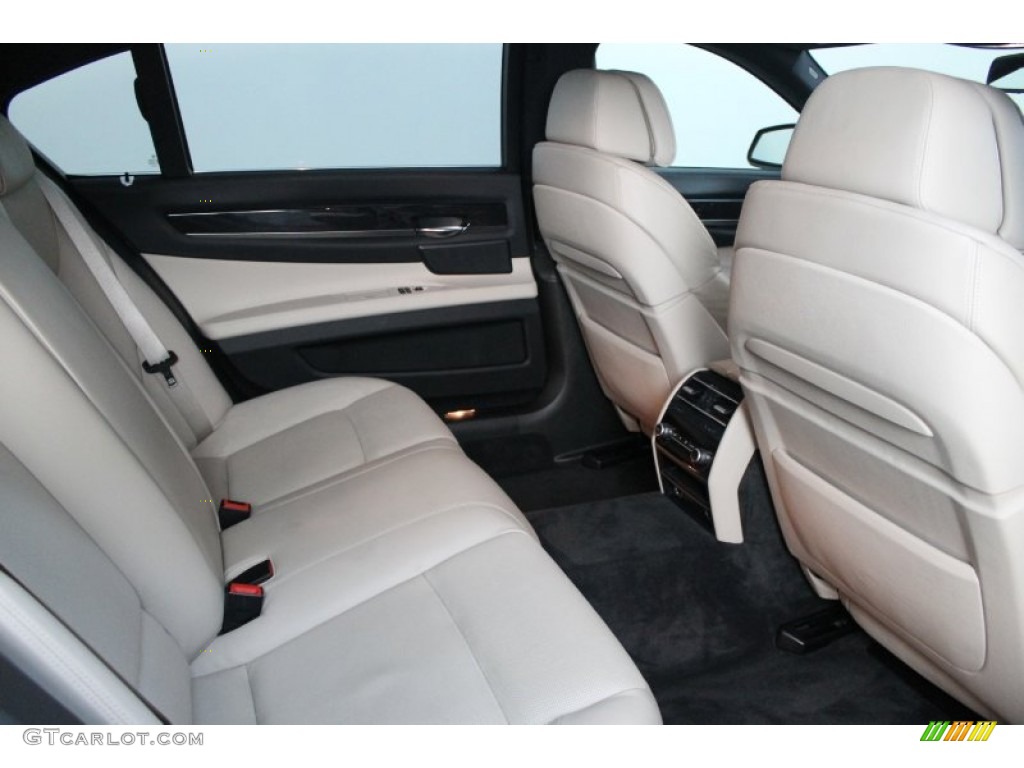 2011 BMW 7 Series 740Li Sedan Rear Seat Photo #77258241