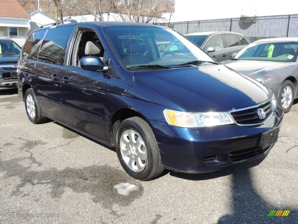 Midnight Blue Pearl 2004 Honda Odyssey EX-L Exterior Photo #77258459