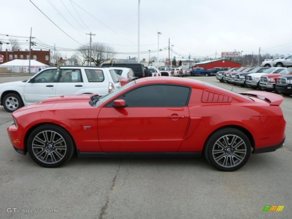 2010 Mustang GT Premium Coupe - Torch Red / Charcoal Black photo #2