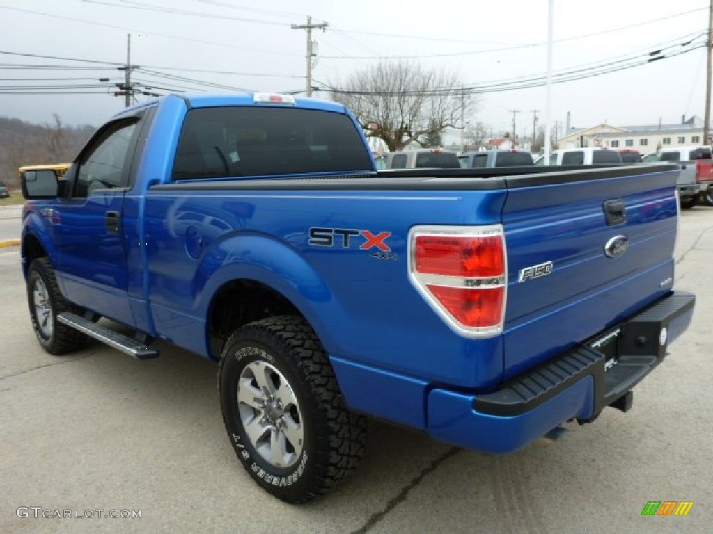 Blue Flame Metallic 2011 Ford F150 STX Regular Cab 4x4 Exterior Photo #77259638