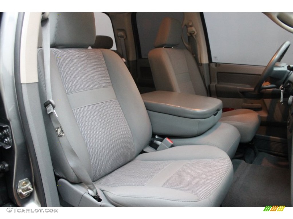 Medium Slate Gray Interior 2007 Dodge Ram 1500 SLT Quad Cab Photo #77259659