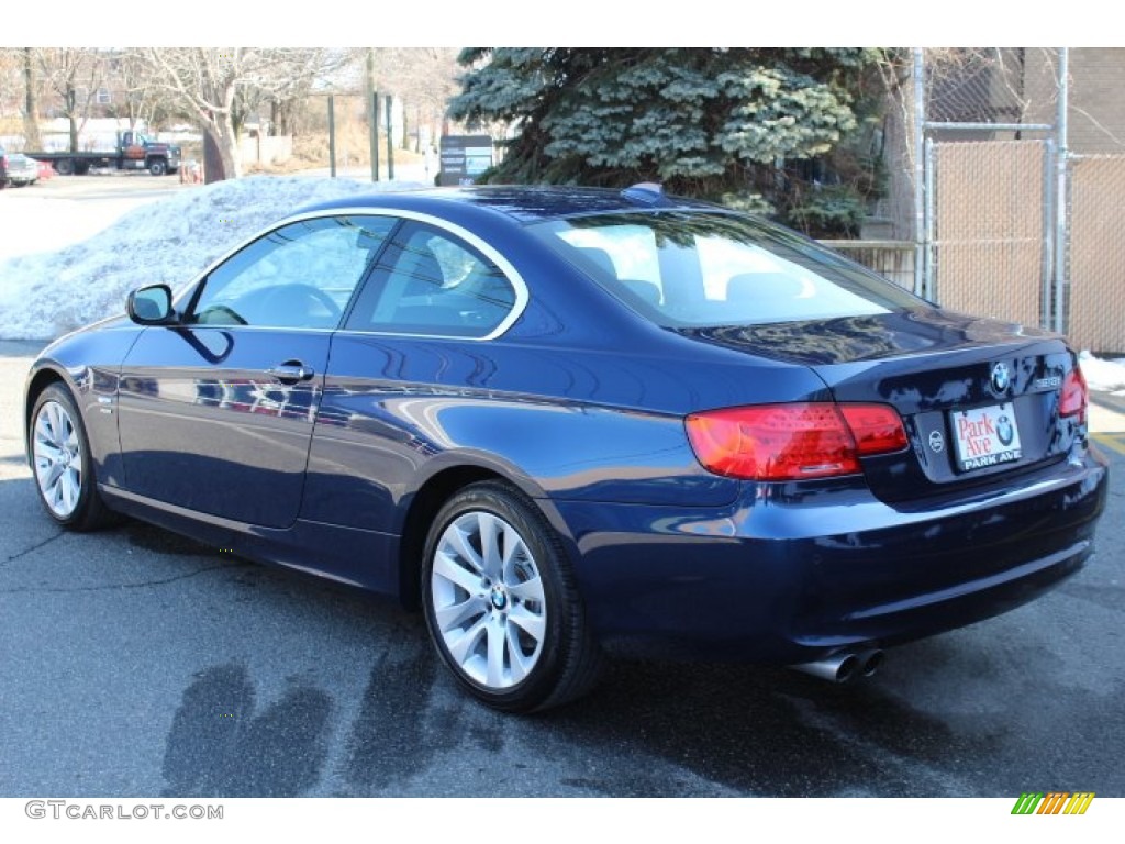 2012 3 Series 328i xDrive Coupe - Deep Sea Blue Metallic / Black photo #7