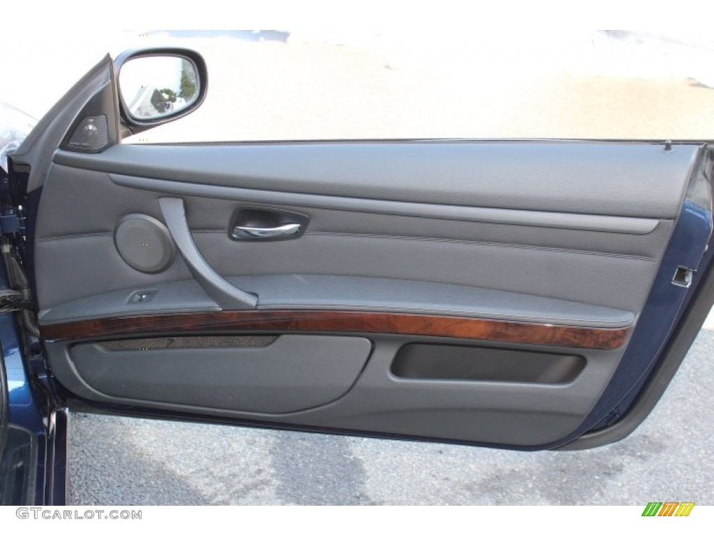 2012 BMW 3 Series 328i xDrive Coupe Black Door Panel Photo #77260097