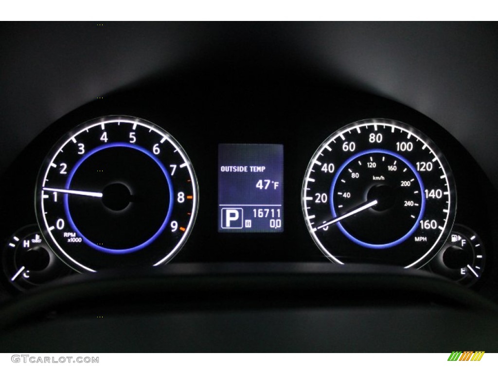 2010 Infiniti G 37 Convertible Gauges Photo #77260119