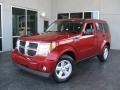 2009 Inferno Red Crystal Pearl Dodge Nitro SE  photo #1