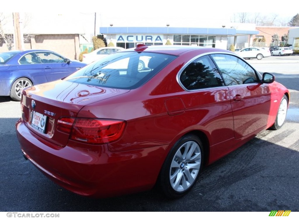 2012 3 Series 328i Coupe - Crimson Red / Black photo #5