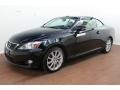 Obsidian Black 2010 Lexus IS 250C Convertible Exterior