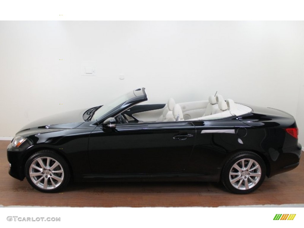 Obsidian Black 2010 Lexus IS 250C Convertible Exterior Photo #77260889