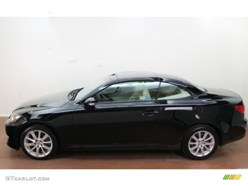 Obsidian Black 2010 Lexus IS 250C Convertible Exterior Photo #77260905