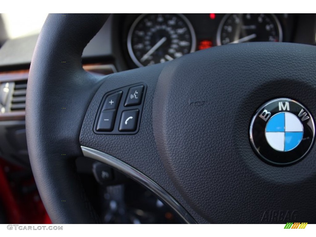 2012 3 Series 328i Coupe - Crimson Red / Black photo #17