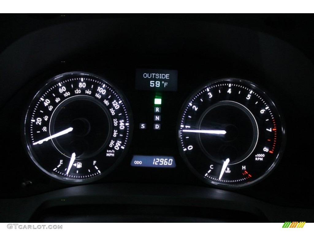 2010 Lexus IS 250C Convertible Gauges Photo #77261037