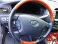 2006 Lexus LS Black Interior Steering Wheel Photo