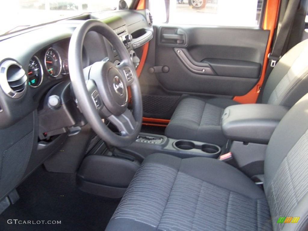 2011 Wrangler Sport S 4x4 - Mango Tango Pearl / Black photo #11