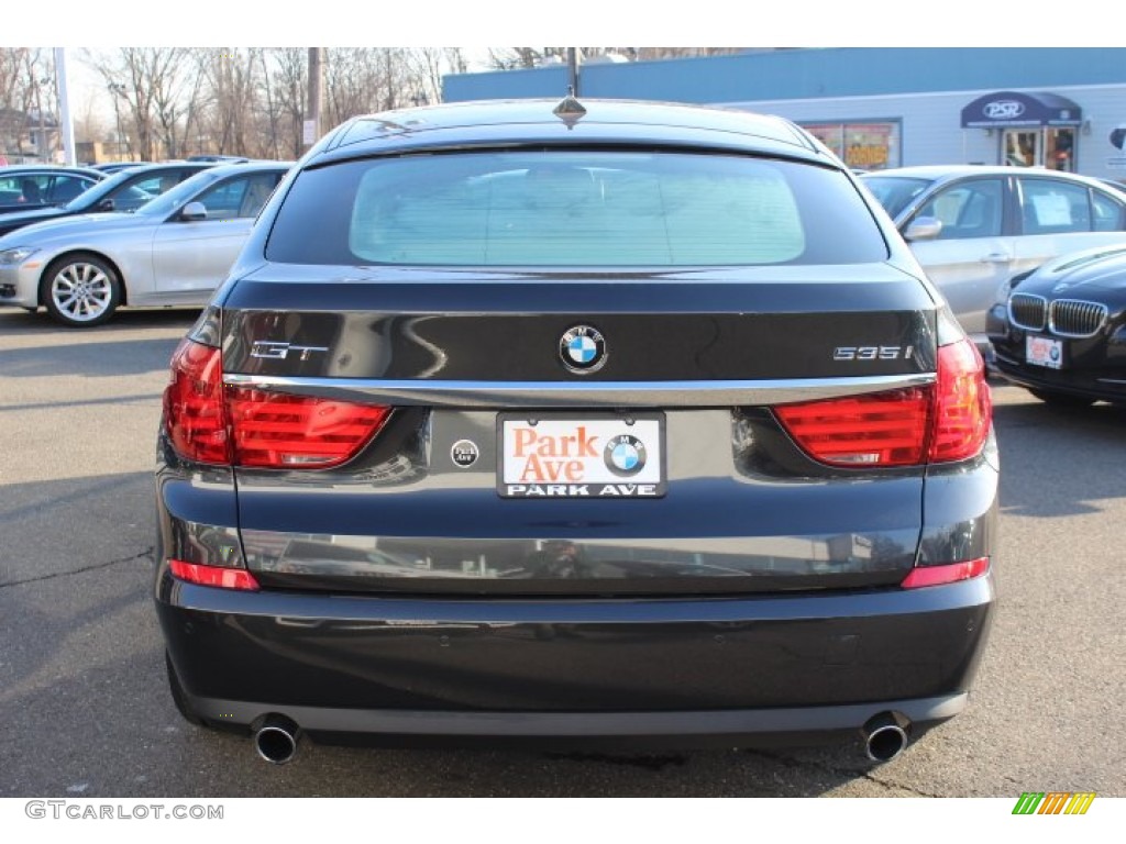 2013 5 Series 535i Gran Turismo - Dark Graphite Metallic II / Black photo #6