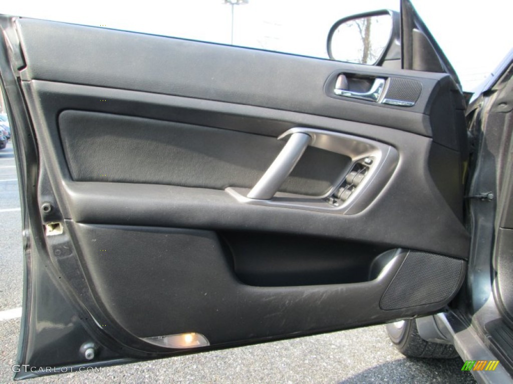 2009 Subaru Outback 2.5i Special Edition Wagon Off Black Door Panel Photo #77262955