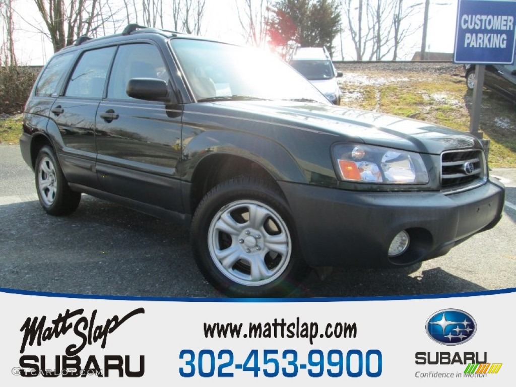 Woodland Green Pearl Subaru Forester