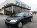 Nighthawk Black Pearl 2004 Honda Civic LX Coupe