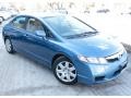 Atomic Blue Metallic - Civic LX Sedan Photo No. 3